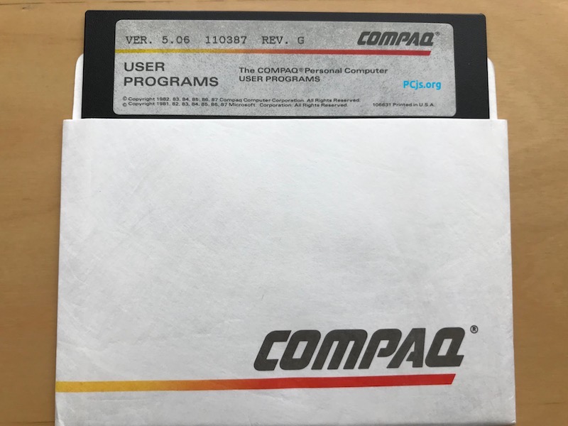 COMPAQ User Programs (1987)