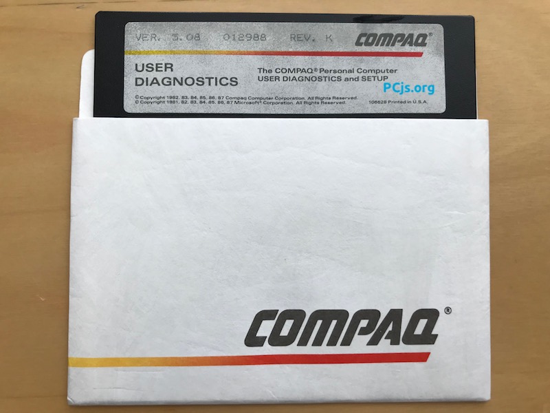 COMPAQ Diagnostics 5.08