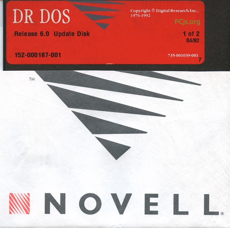 DR DOS 6.00 (1992 Update 1)