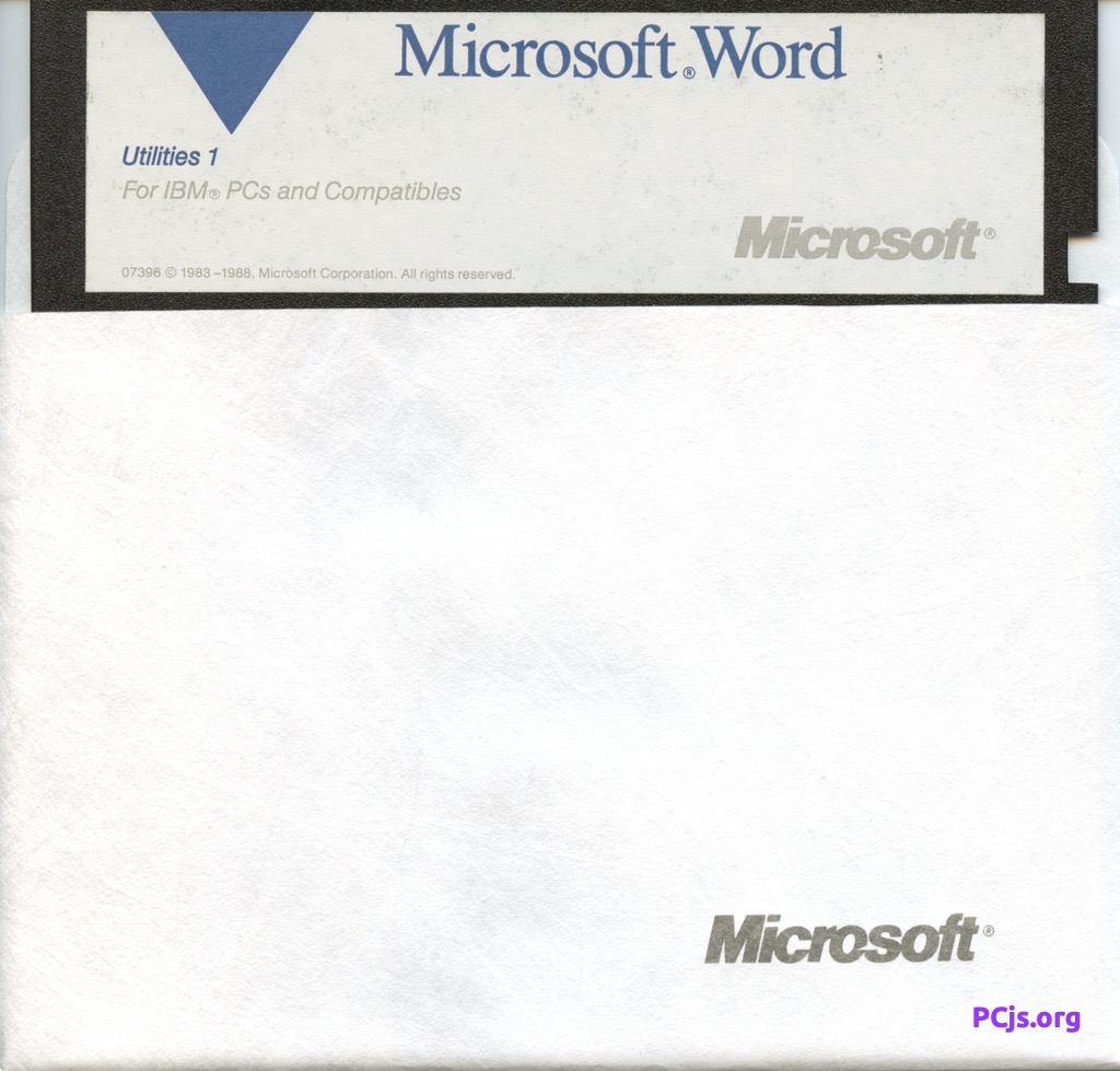 MS Word 5.0A (Utilities 1)