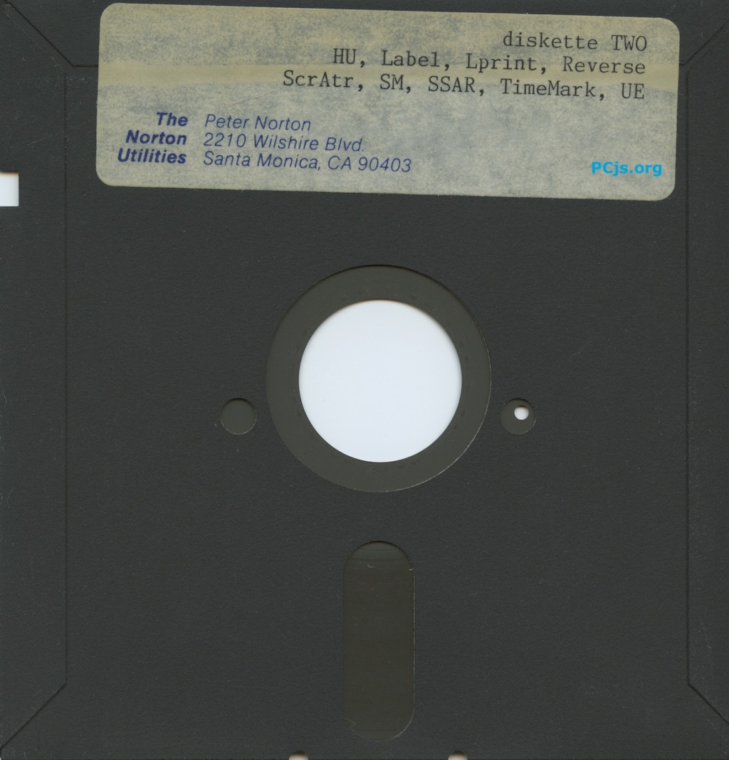 Norton Utilities 2.00 (Side B)