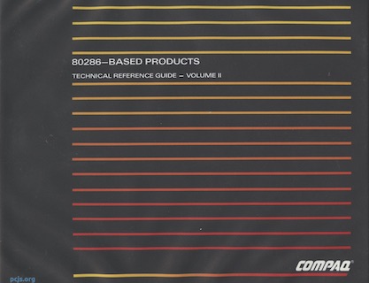 COMPAQ 80286-Based Products Technical Reference Guide (Volume II, May 1987)