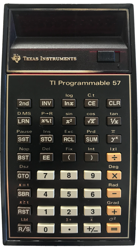 TI-57 Programmable Calculator