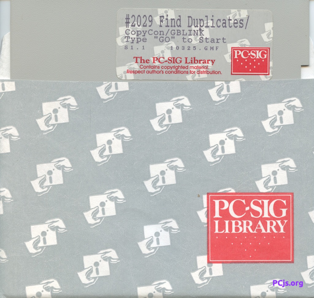 PC-SIG Library Disk #2029